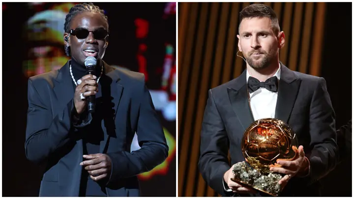 Rema Fails to Shake Hands with Messi During Electrifying Performance at 2023 Ballon d’Or Ceremony