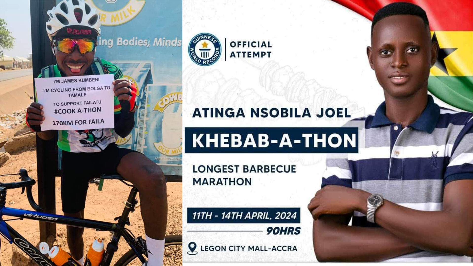 Cook-A-Thon to Khebab-A-Thon, James Kumbeni To Cycle From Bolga To Accra